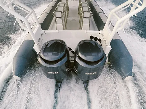 Twin Yamaha propulsion package
